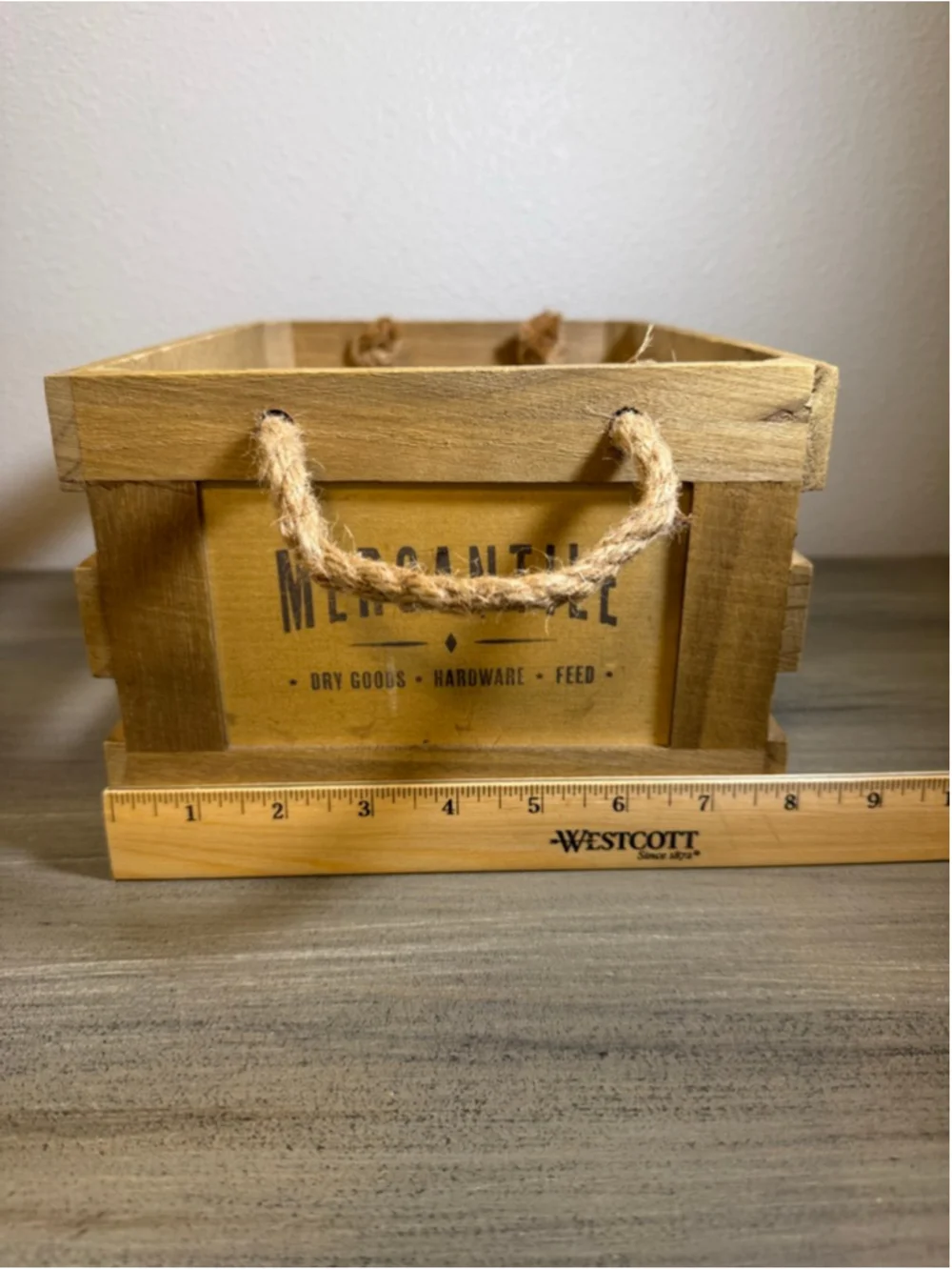 decorative wooden crate storage display 